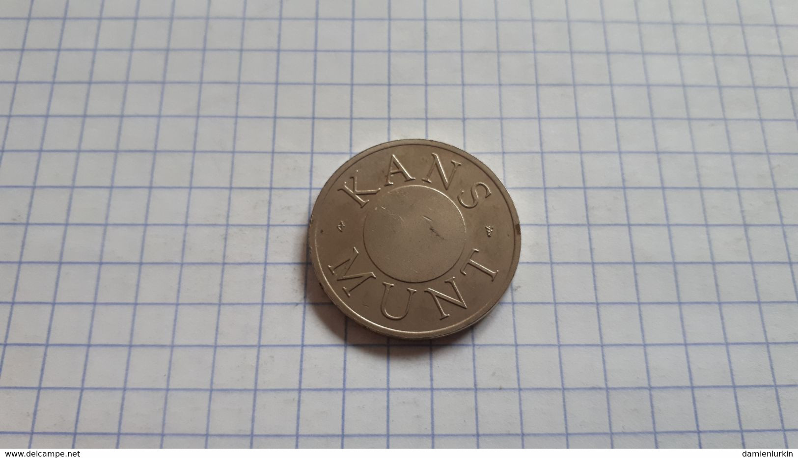 PAYS-BAS UTRECHT JETON KANS MUNT FRAPPE MEDAILLE 26MM - Professionali/Di Società