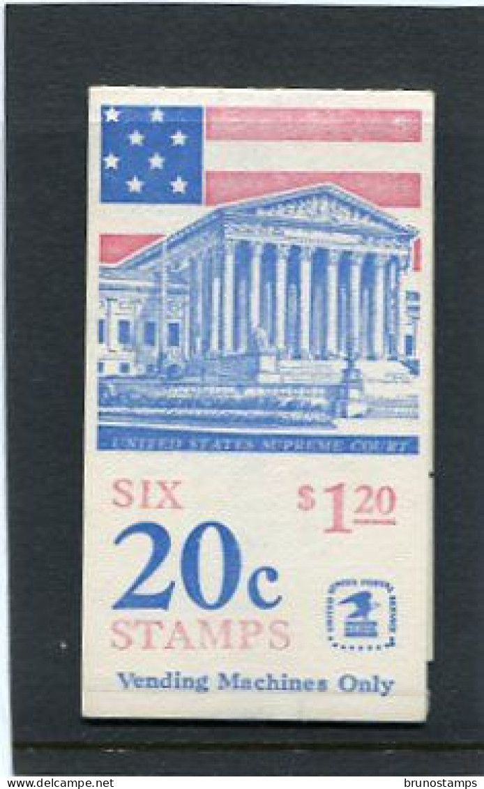 UNITED STATES/USA - 1981  1.20  SUPREME COURT  BOOKLET  MINT NH - 1981-...