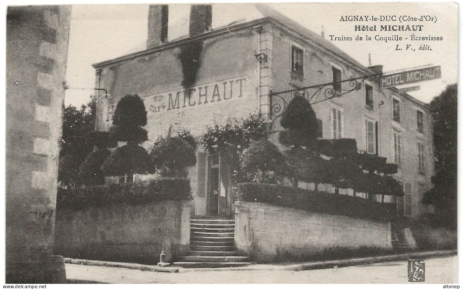 Aignay Le Duc : Hôtel Michaut (Editeur Louis Venot, Dijon, LV) - Aignay Le Duc