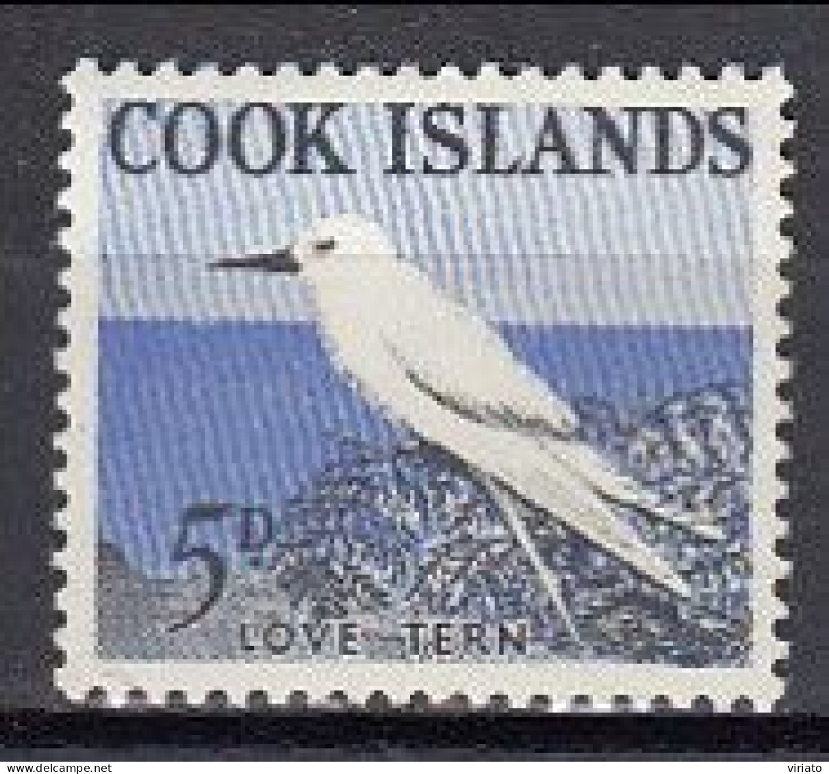 Cook Isl 1963 (MNH) (Mi 96) - White Tern (Gygis Alba) - Collections, Lots & Séries