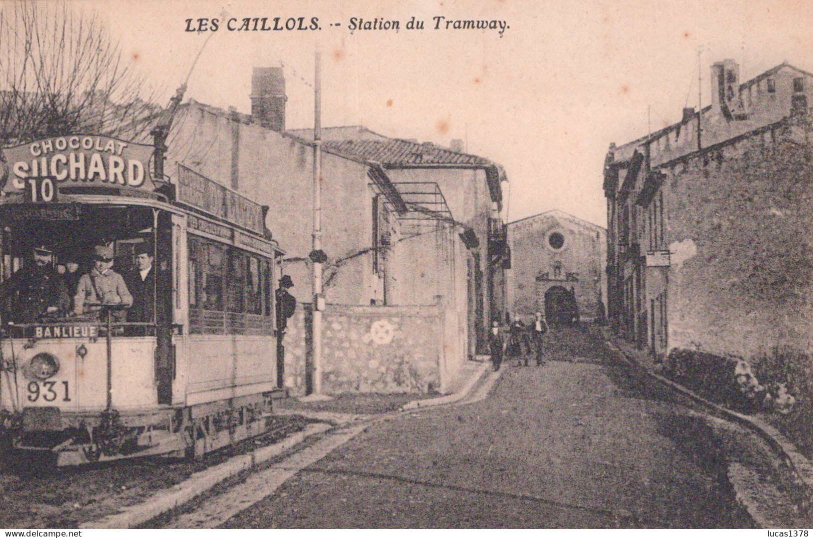 13 / MARSEILLE / LES CAILLOLS / STATION DU TRAMWAY / TRES BEAU PLAN TRAMWAY / CHOCOLAT SUCHARD - Les Caillols, La Valentine