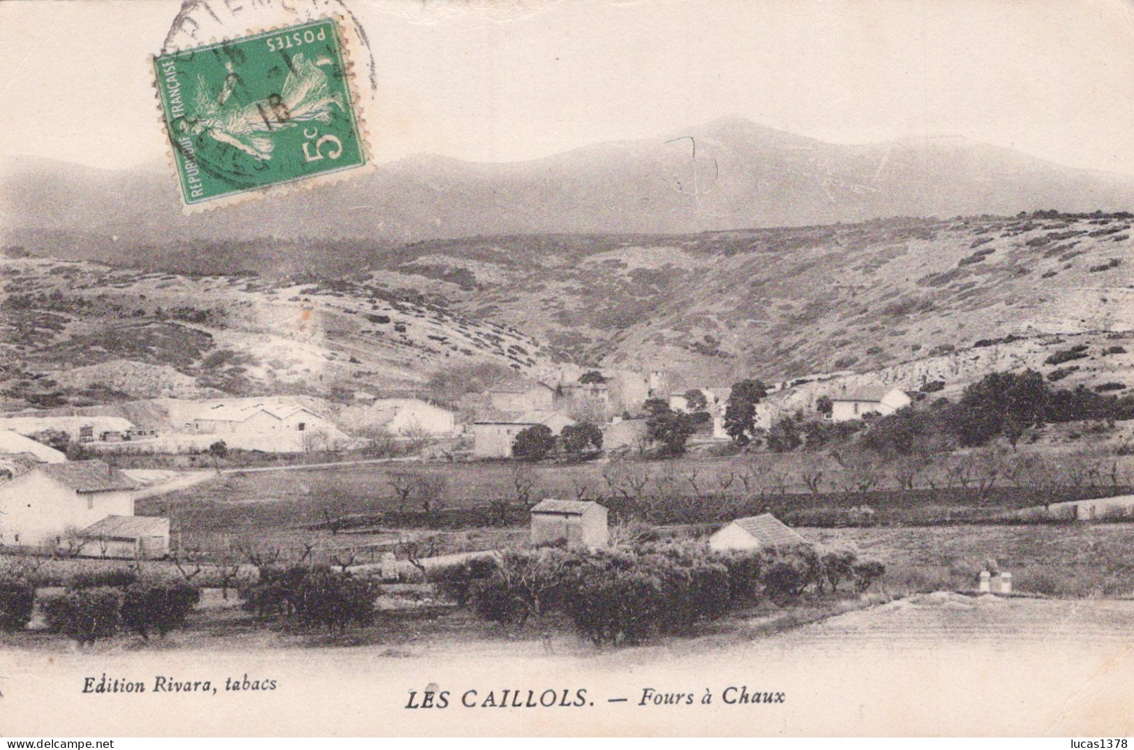 13 / MARSEILLE / LES CAILLOLS / FOURS A CHAUX - Les Caillols, La Valentine