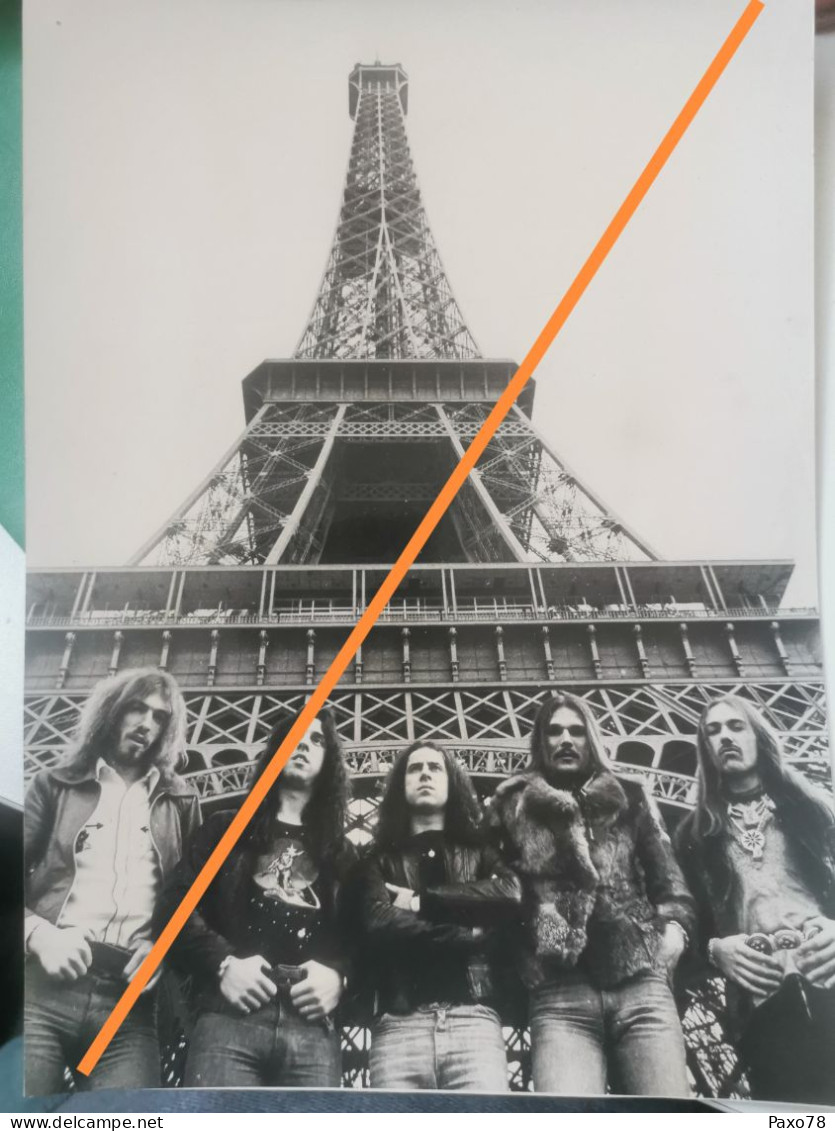 Photo, Scorpions à Paris, Tour Eiffel. 21x 14 - Foto