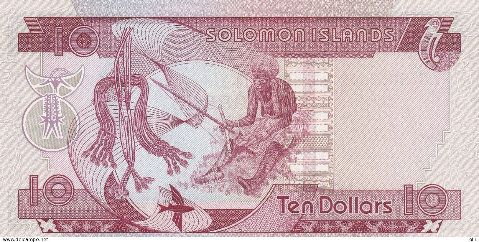 Solomon Islands  10 Dollars   ND/1977   P-7a    UNC - Solomonen