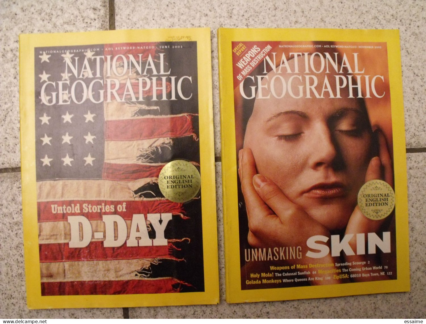 Lot De 13 N° De La Revue National Geographic En Anglais 2002-2004. Original English Edition - Geography