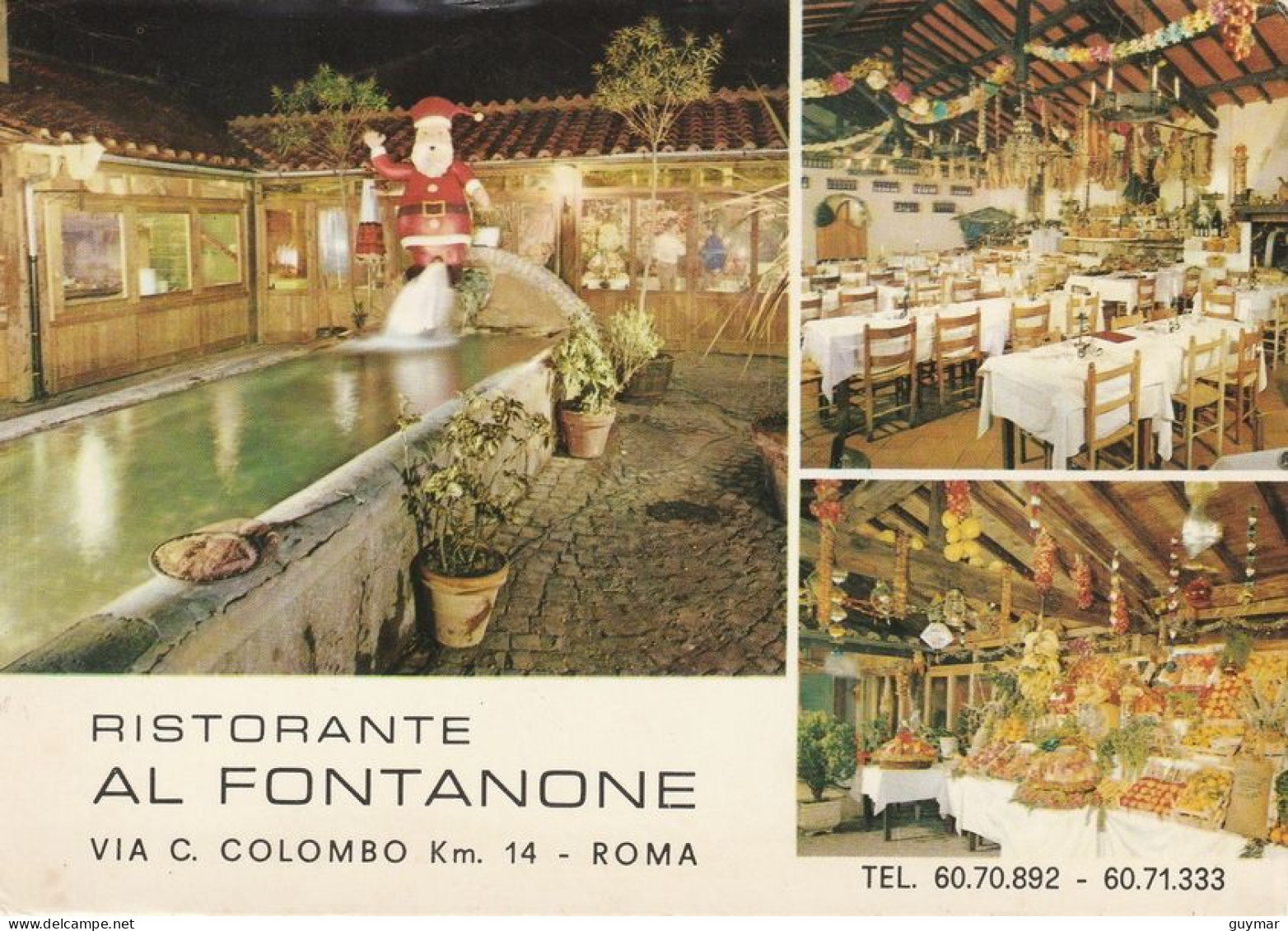 ROMA - RISTORANTE - AL FONTANONE - 5564 - Cafes, Hotels & Restaurants