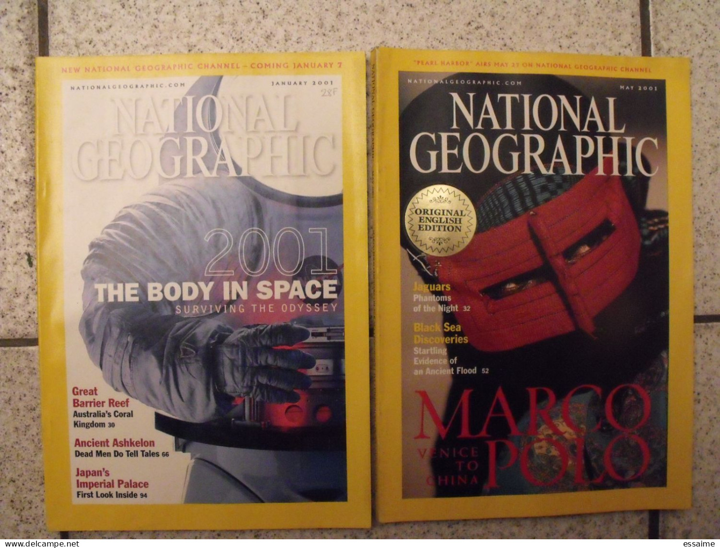 Lot De 12 N° De La Revue National Geographic En Anglais 1985-2002. Original English Edition - Géographie