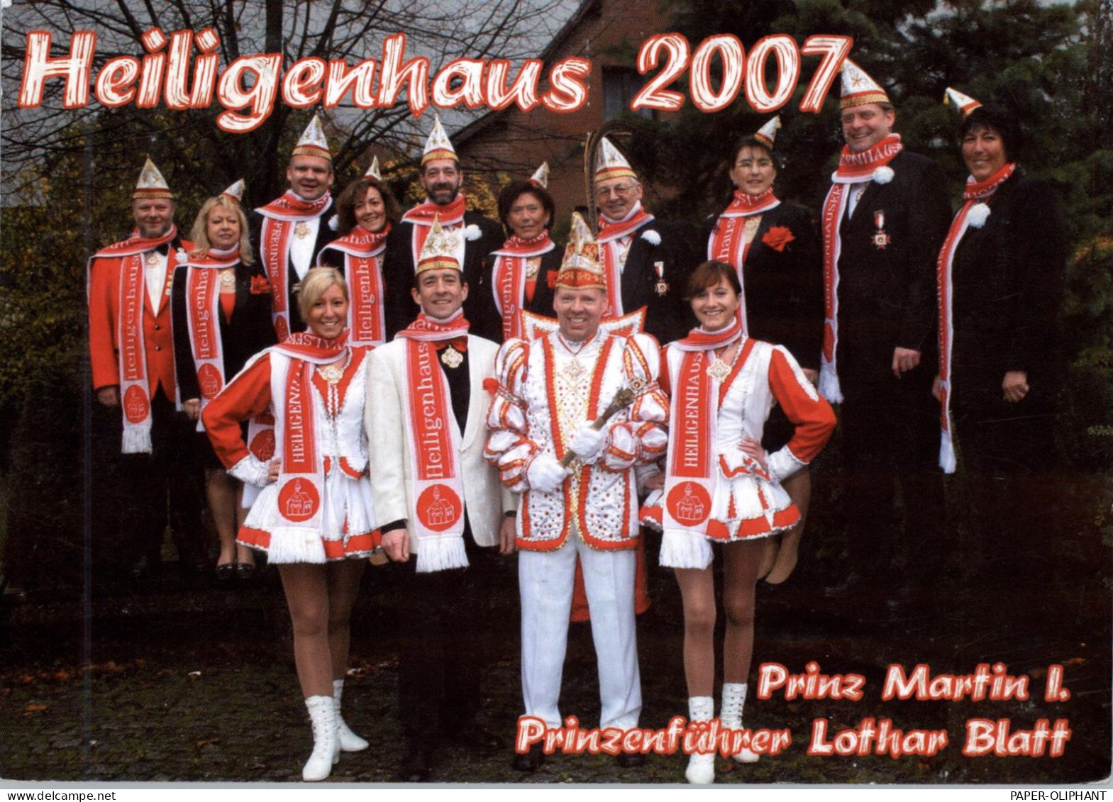 5628 HEILIGENHAUS, KARNEVAL 2007, Prinz Martin I. - Mettmann