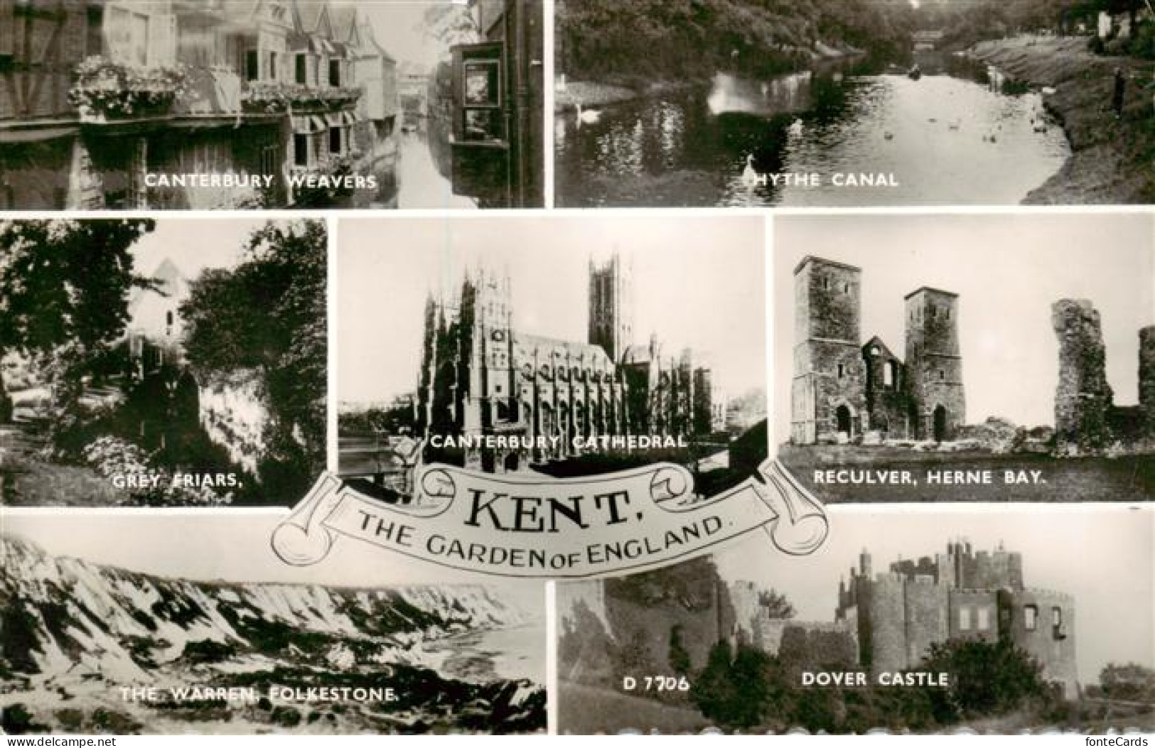 73904020 Kent_Alabama Canterbury Weavers Hythe Canal Grey Friars Canterbury Cath - Altri & Non Classificati