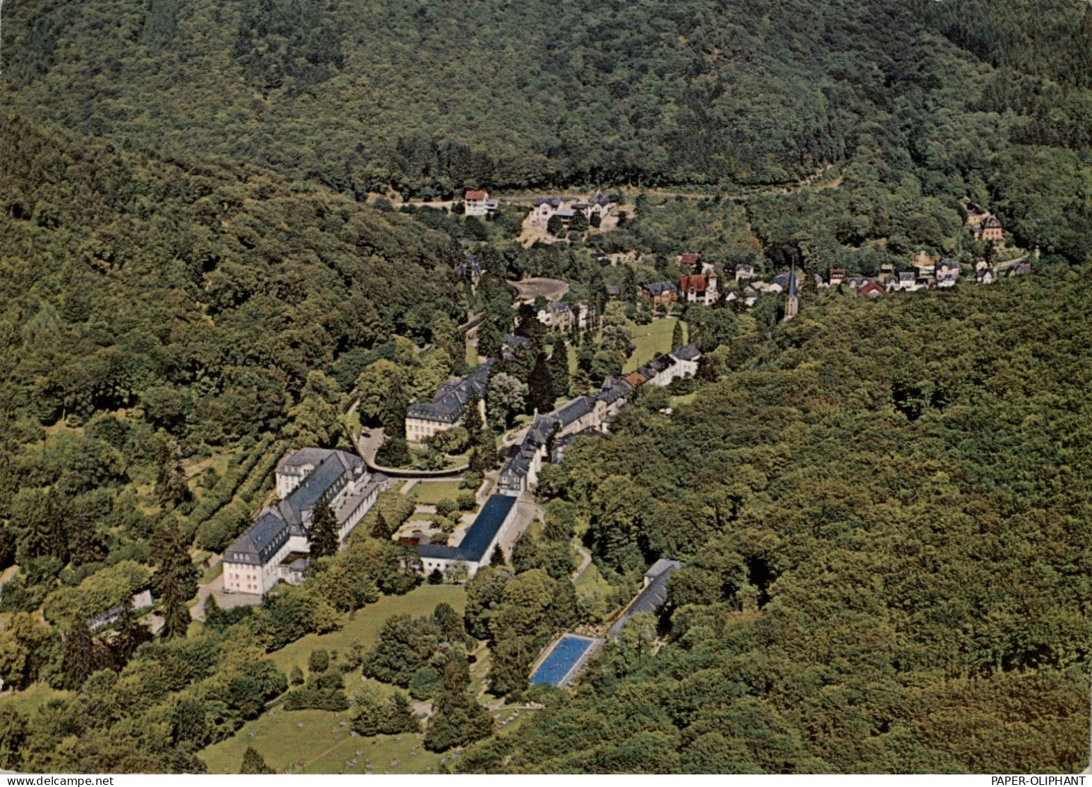 6229 SCHLANGENBAD, Luftaufnahme Von Westen, Verlag Frölich, Ca. 1960 - Schlangenbad