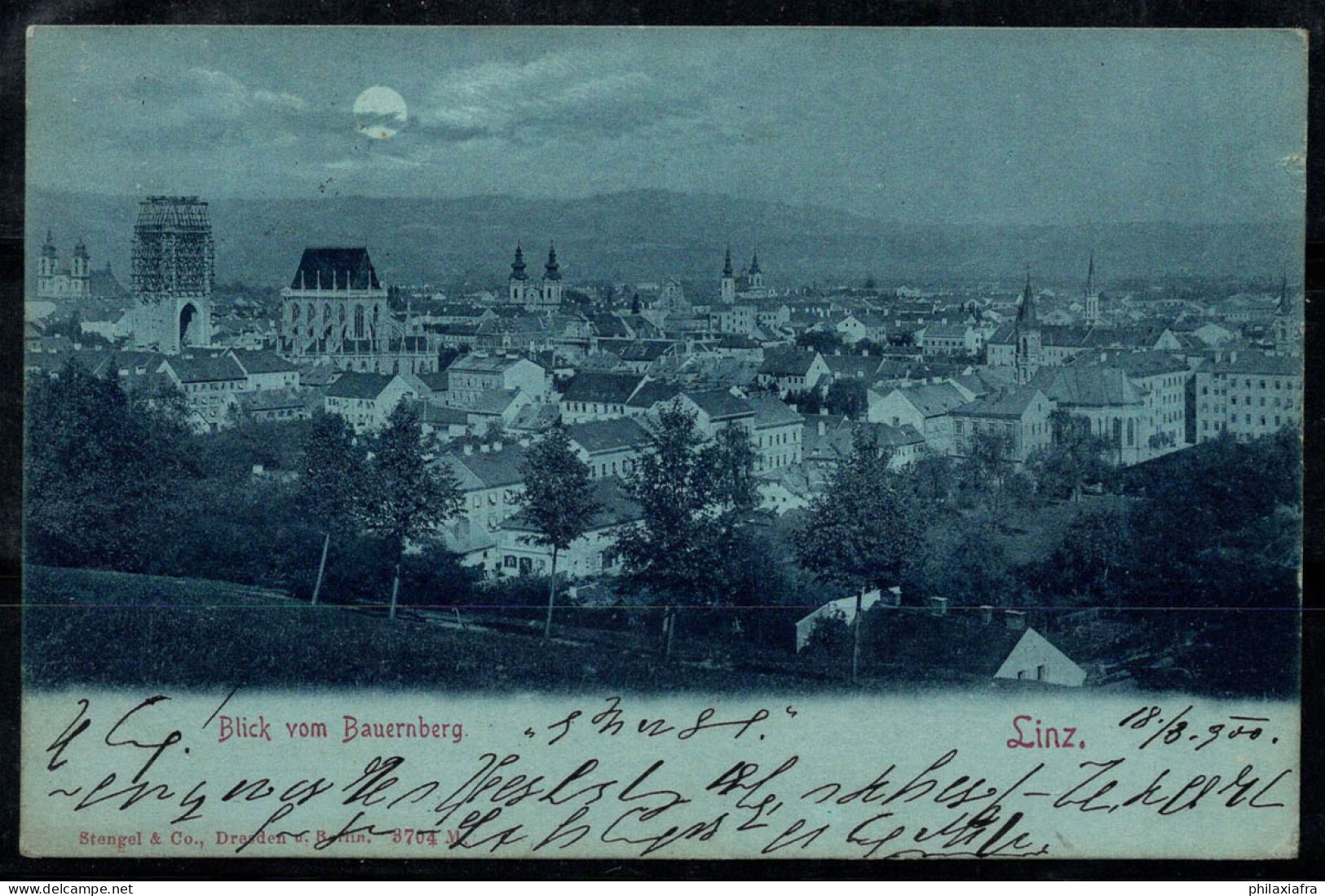 Bauernberg 1919 Carte Postale 100% Oblitéré Blick - Linz