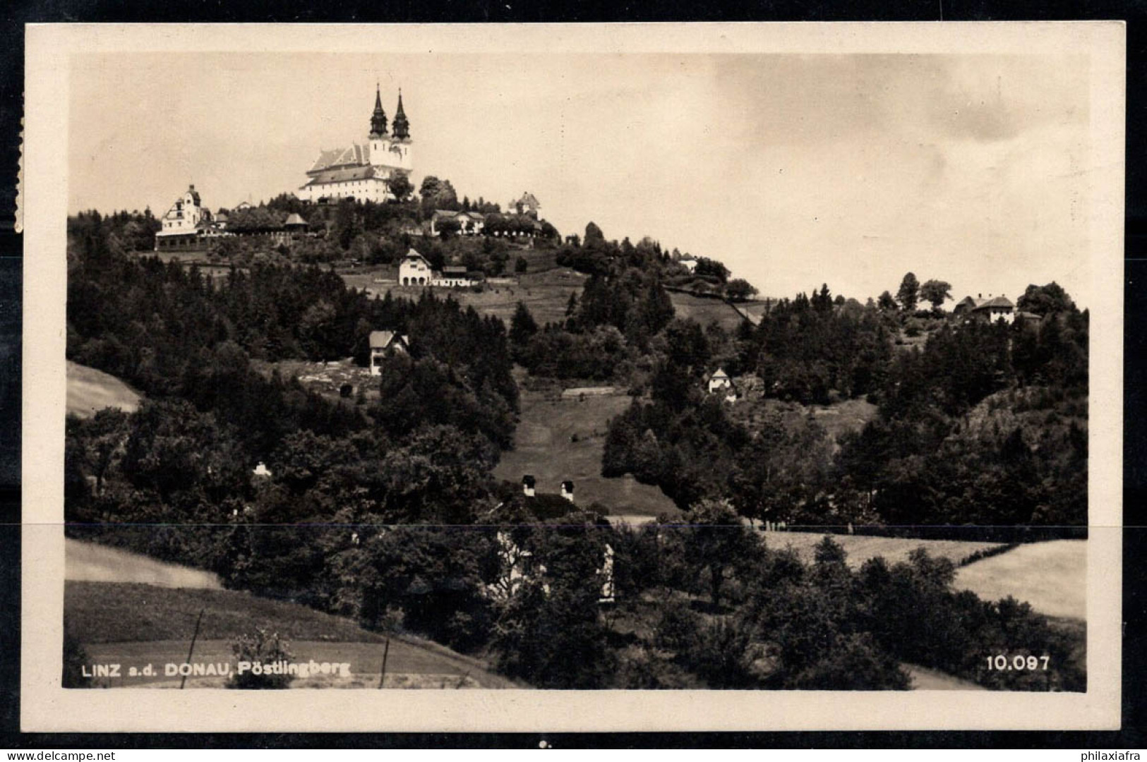 Linz 1929 Carte Postale 100% Oblitéré Pöstlingberg Catello - Linz