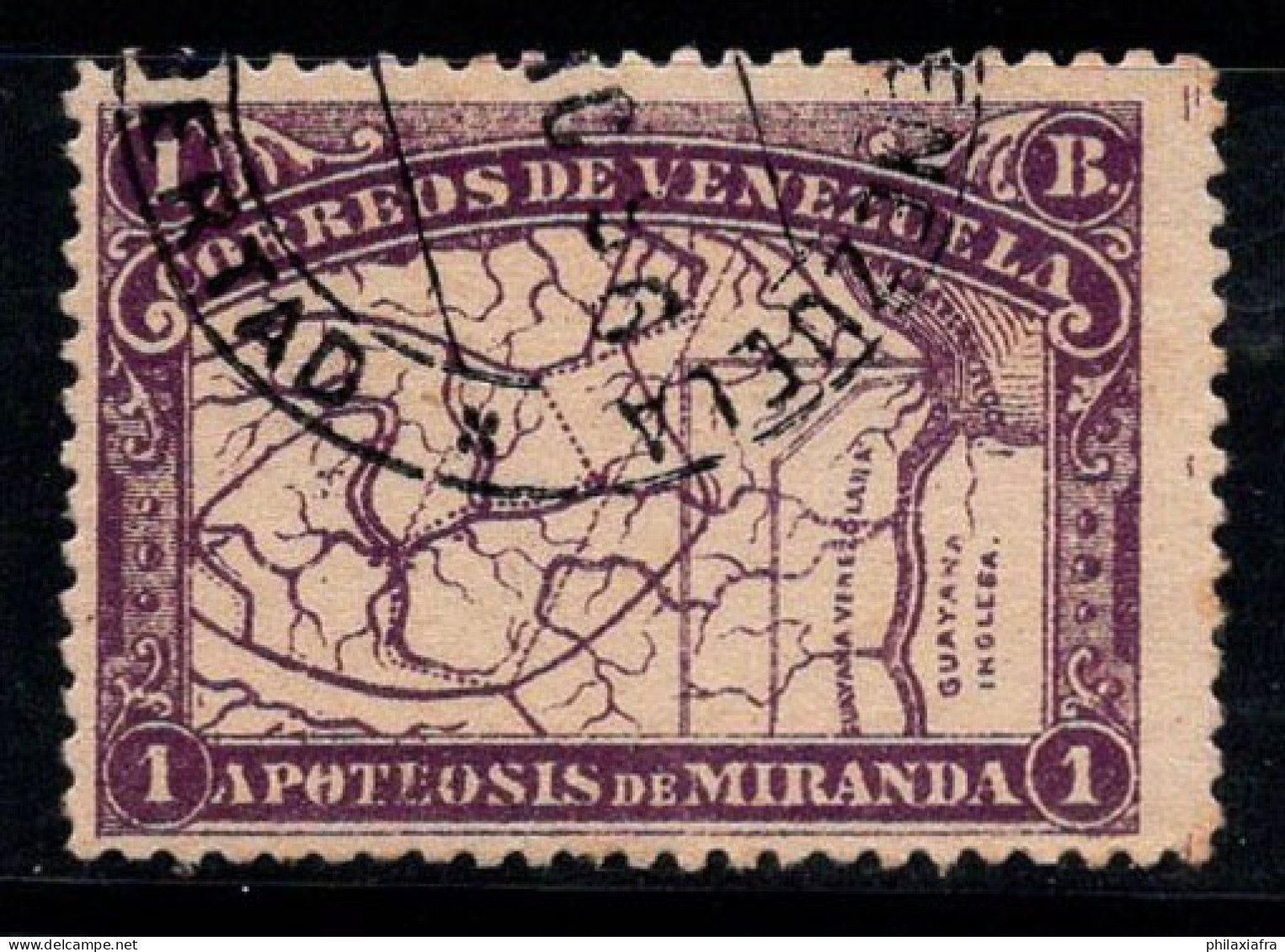 Venezuela 1896 Mi. 52 Oblitéré 100% Carte, 1 B - Venezuela