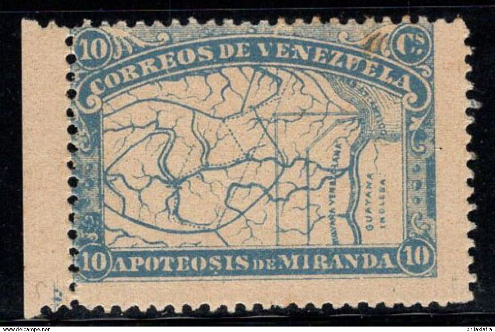 Venezuela 1896 Mi. 49 Neuf ** 80% Carte, 10 C - Venezuela