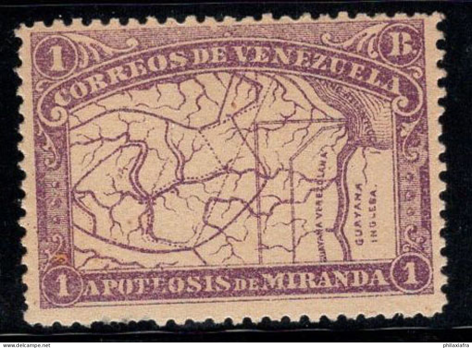 Venezuela 1896 Mi. 52 Neuf ** 40% 1 B, Carte - Venezuela