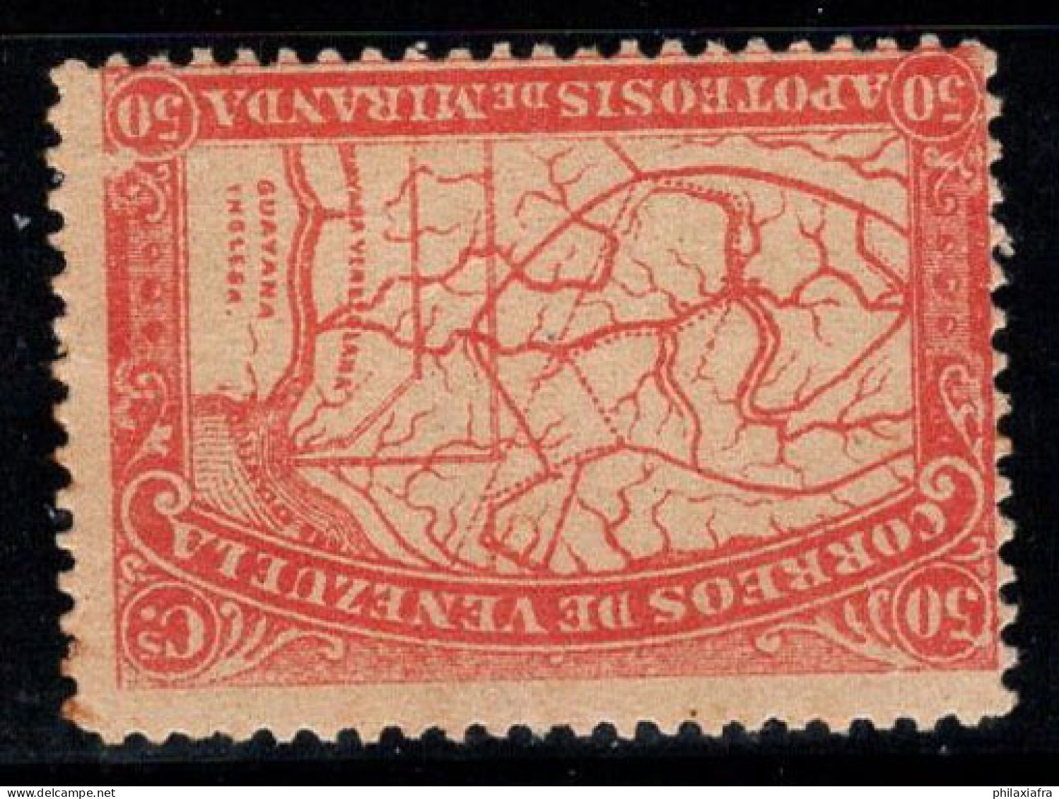 Venezuela 1896 Mi. 51 Neuf * MH 100% 50 C, Carte - Venezuela