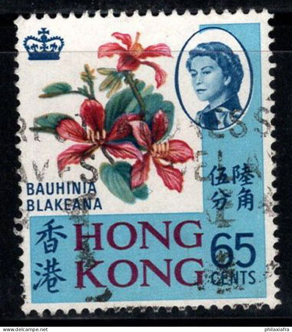 Hong Kong 1968 Mi. 238 Oblitéré 100% 65 C, Reine Elizabeth II, FIORI - Oblitérés