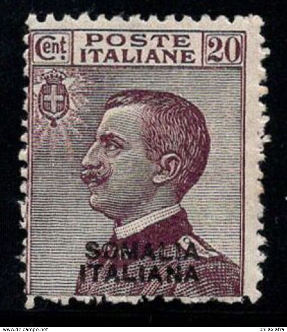 Somalie 1926-30 Sass. 95 Neuf * MH 60% 20 Cents - Somalie