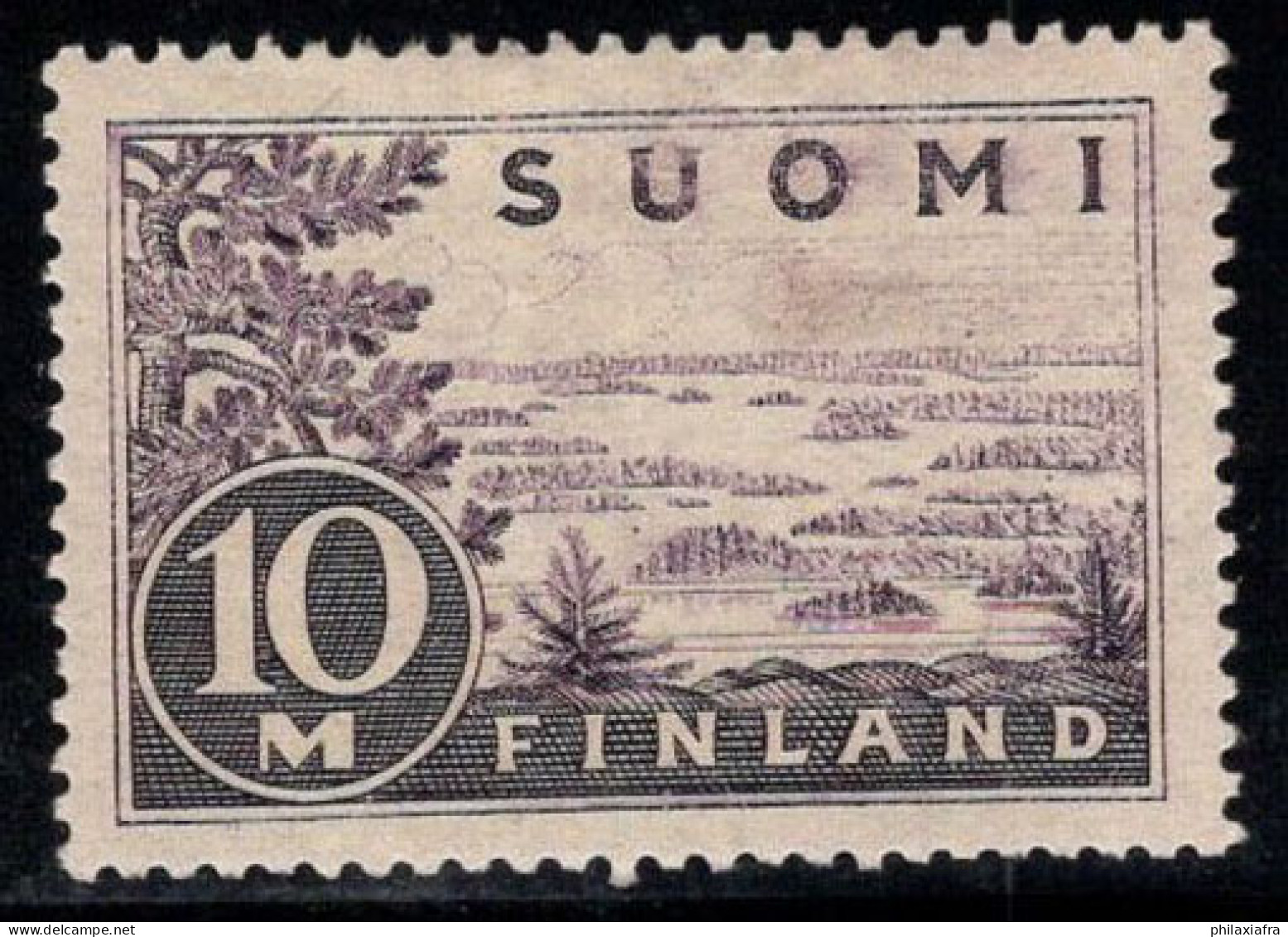 Finlande 1930 Mi. 156 Neuf * MH 100% 10 M, Paysages - Nuevos