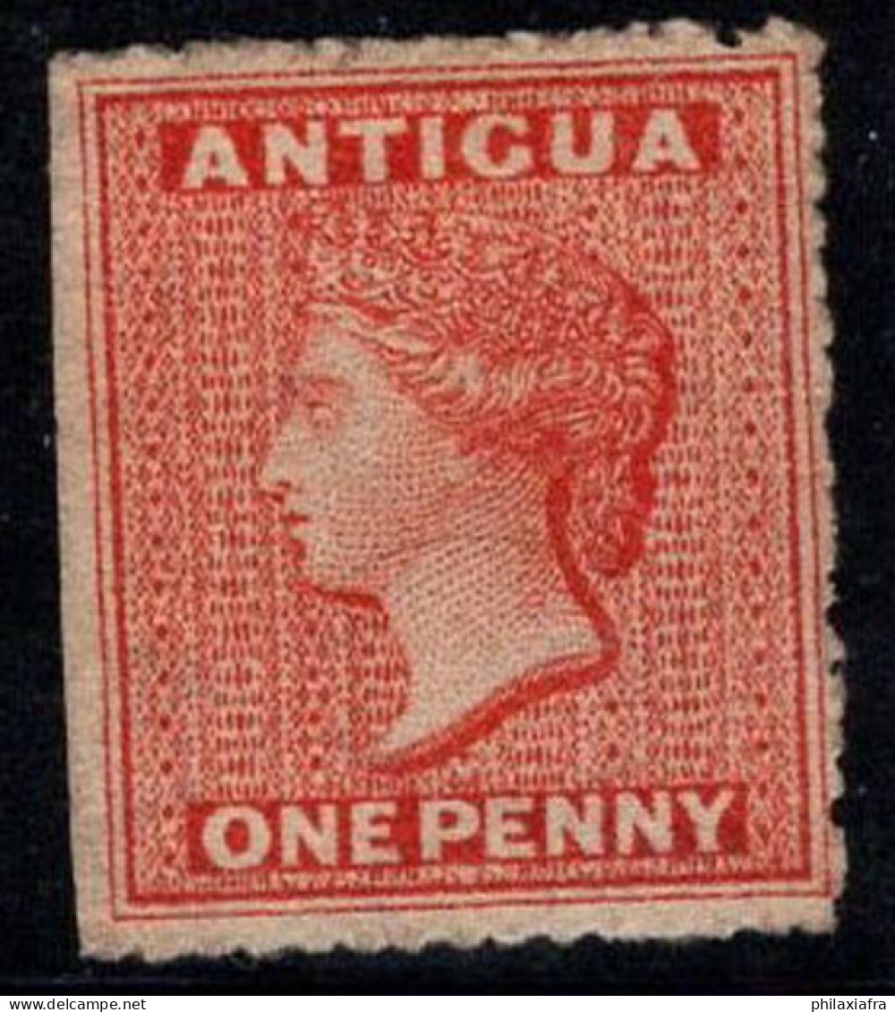 Antigua 1863 Mi. 2b Sans Gomme 100% Reine Victoria, 1 P - 1858-1960 Colonia Británica