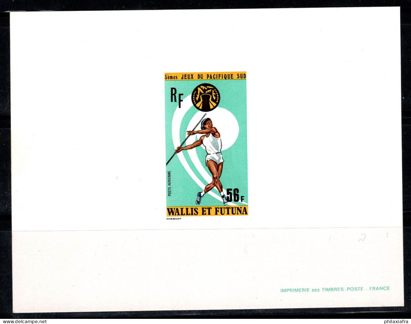 Wallis-et-Futuna 1975 Yv. 65 Neuf ** 100% Épreuve Luxe, 56Fr - Unused Stamps