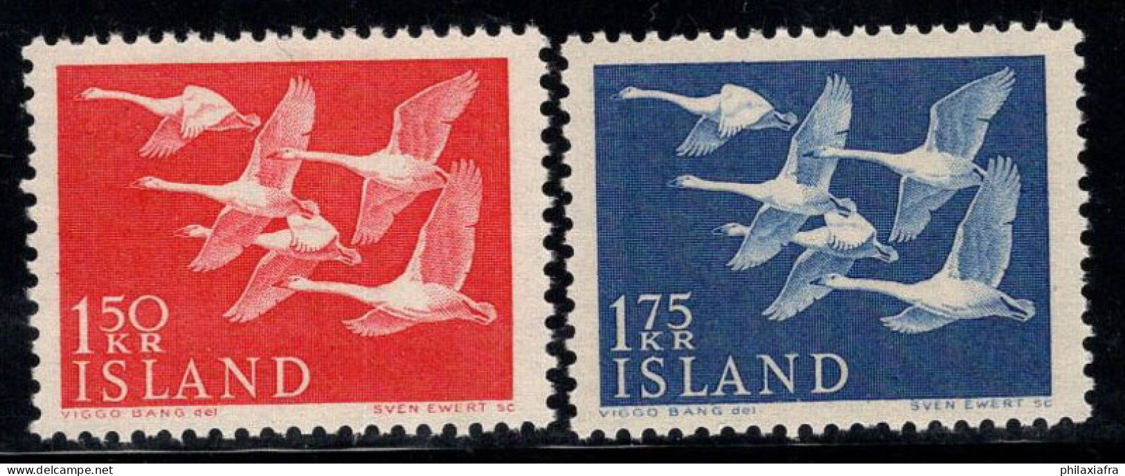 Islande 1956 Mi. 312-313 Neuf ** 100% Europe CEPT - Ongebruikt