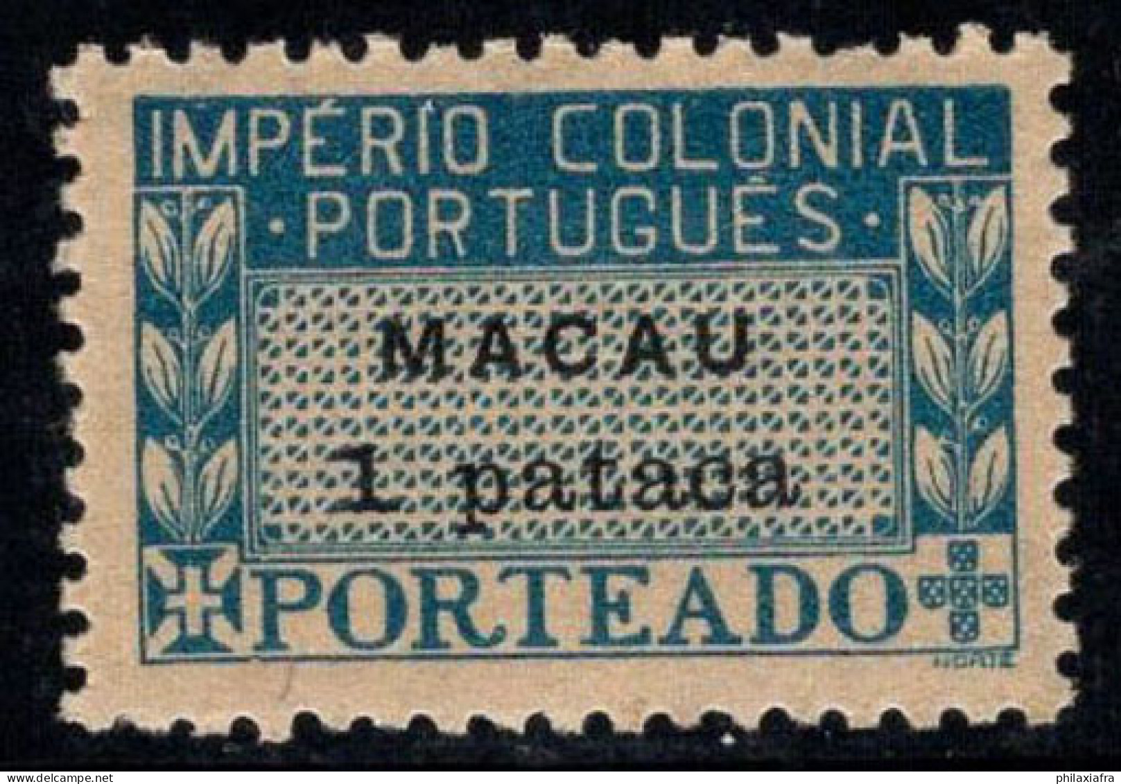 Macao 1947 Mi. 43 Neuf ** 100% Timbre-taxe 1 P - Strafport