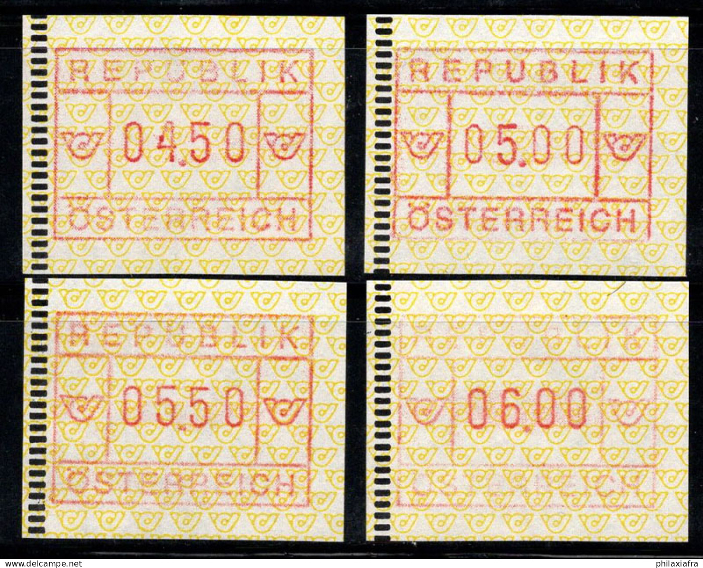 Autriche 1988 Mi. 2 Neuf ** 100% ATM 04.50-06.00 - Macchine Per Obliterare (EMA)