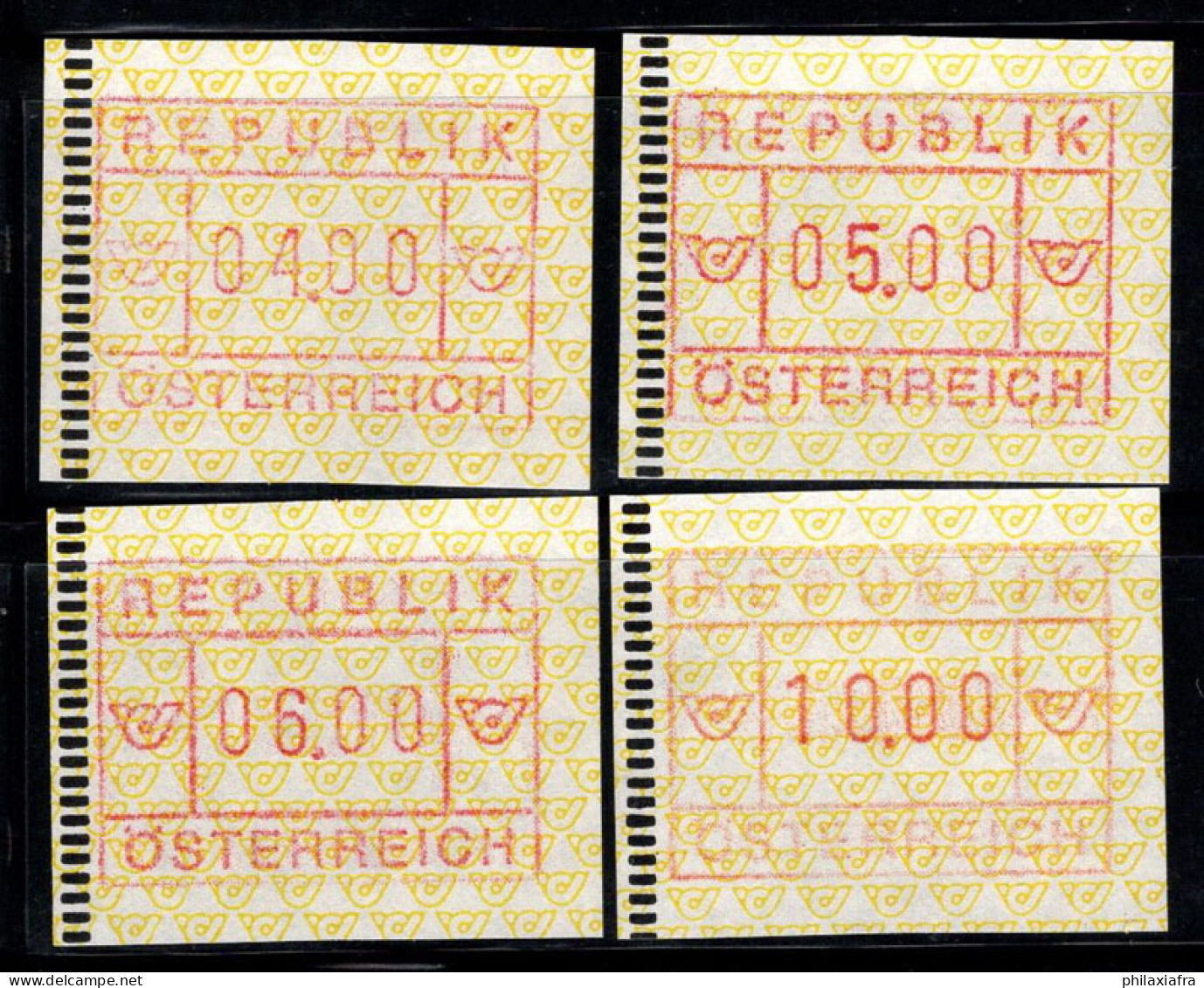 Autriche 1988 Mi. 2 Neuf ** 100% ATM 04, 05, 06, 10 - Franking Machines (EMA)