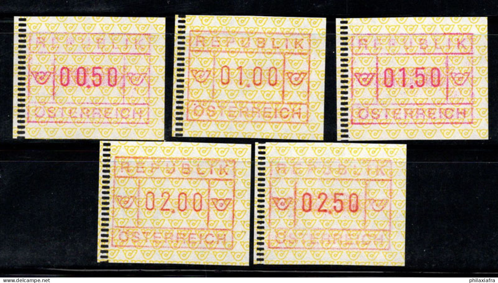 Autriche 1988 Mi. 2 Neuf ** 100% ATM 00.50-02.50 - Maschinenstempel (EMA)