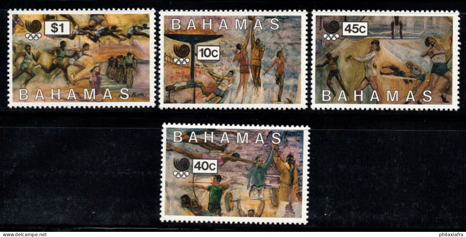 Bahamas 1988 Mi. 678-681 Neuf ** 100% Jeux Olympiques - Bahamas (1973-...)