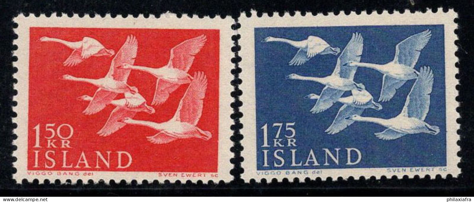 Islande 1956 Mi. 312-313 Neuf ** 100% Europe CEPT, Oiseaux - Nuovi