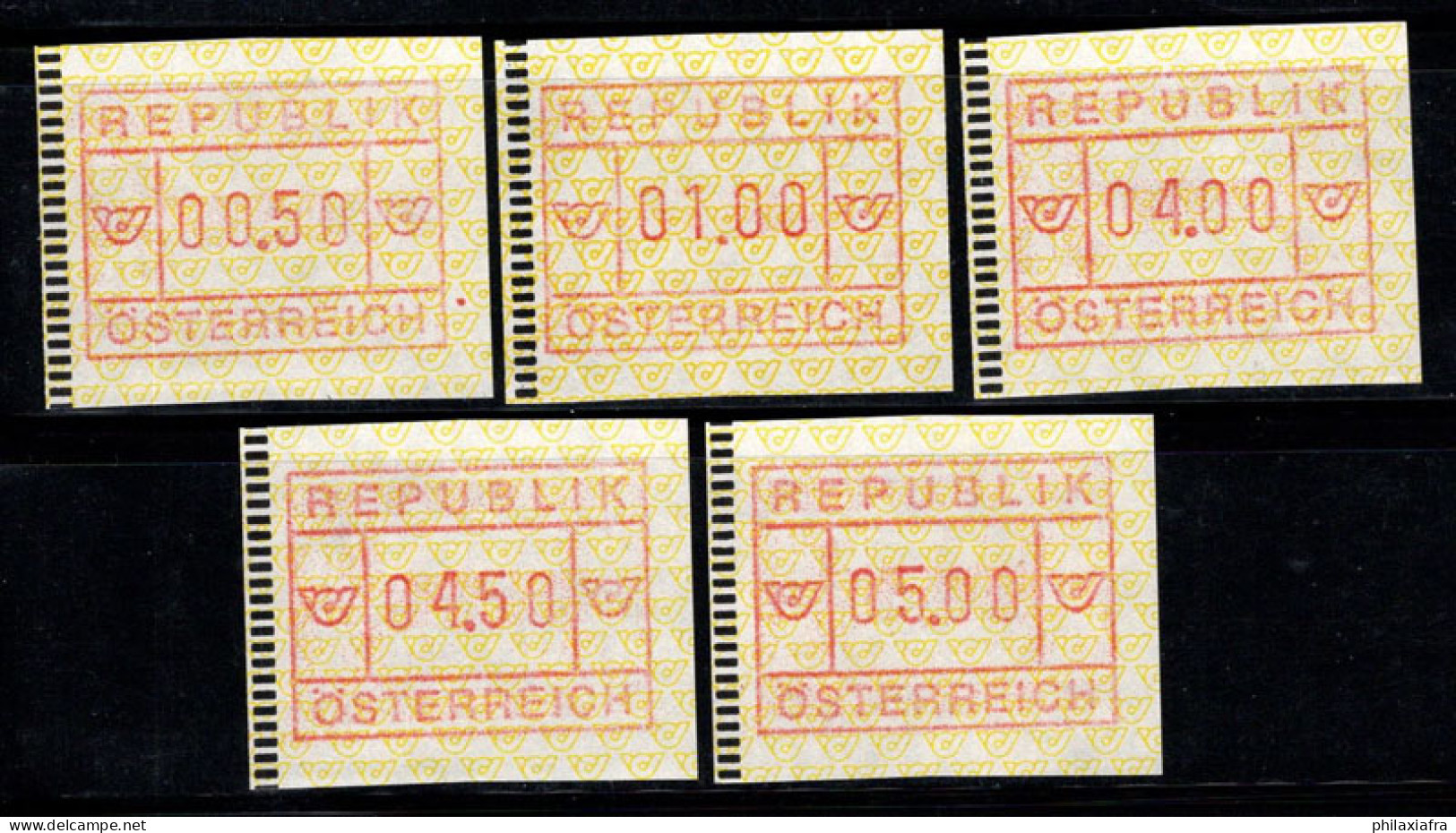 Autriche 1988 Mi. 2 Neuf ** 100% ATM Distributeur Automatique De Billets, 04h00-05h00 - Maschinenstempel (EMA)