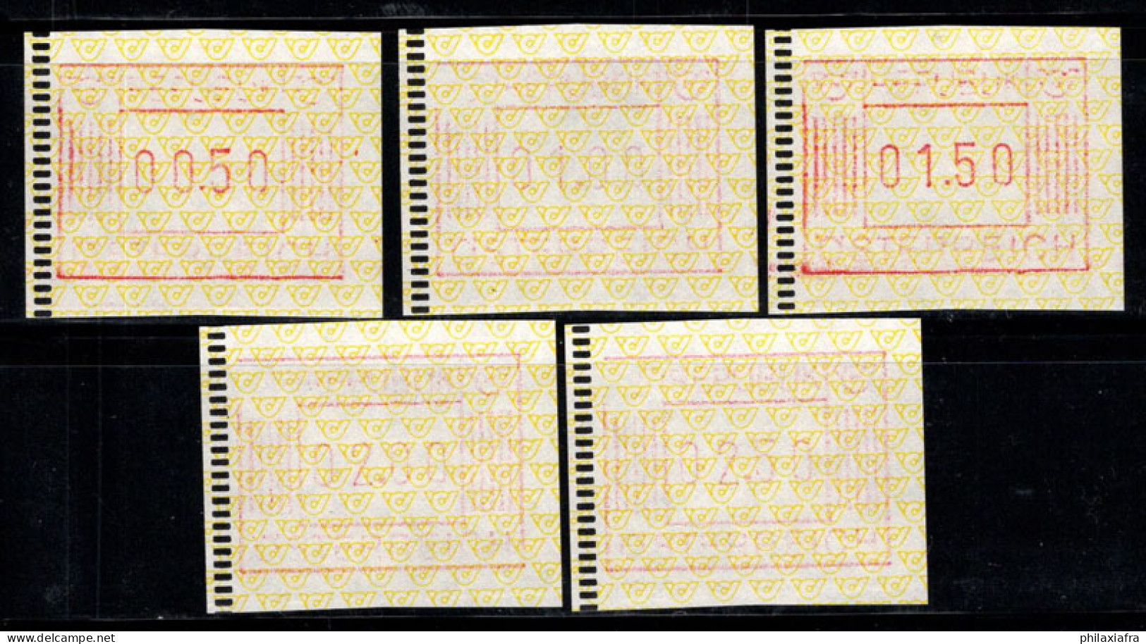 Autriche 1983 Mi. 1 Neuf ** 100% ATM Guichet Automatique, 00.50-02.50 - Máquinas Franqueo (EMA)