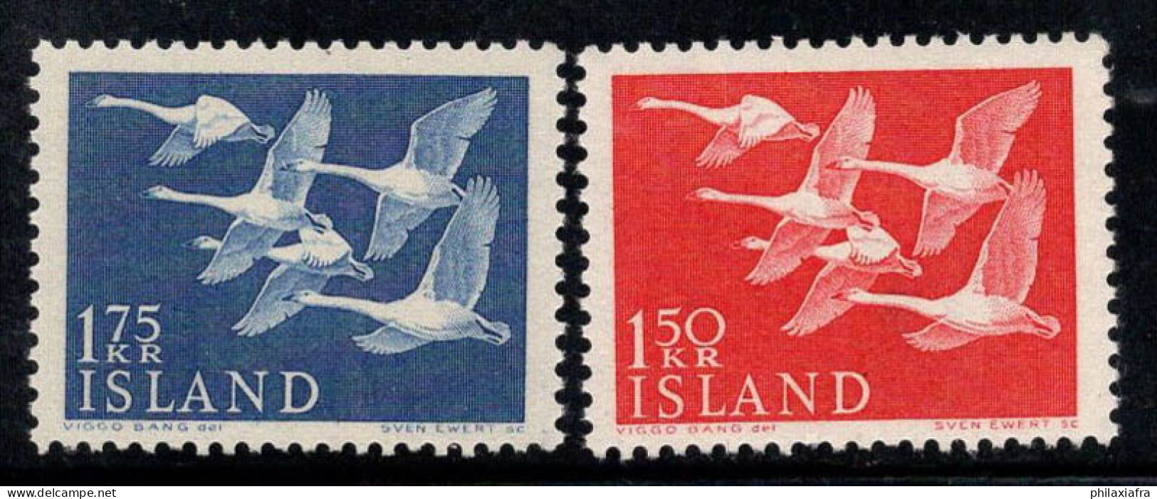 Islande 1956 Mi. 312-313 Neuf ** 100% Europe CEPT - Unused Stamps