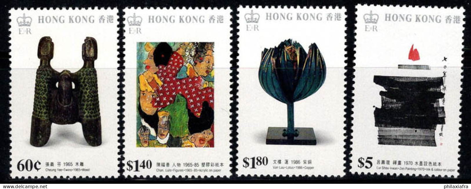 Hong Kong 1989 Mi. 563-566 Neuf ** 100% Art, Sculptures - Ungebraucht