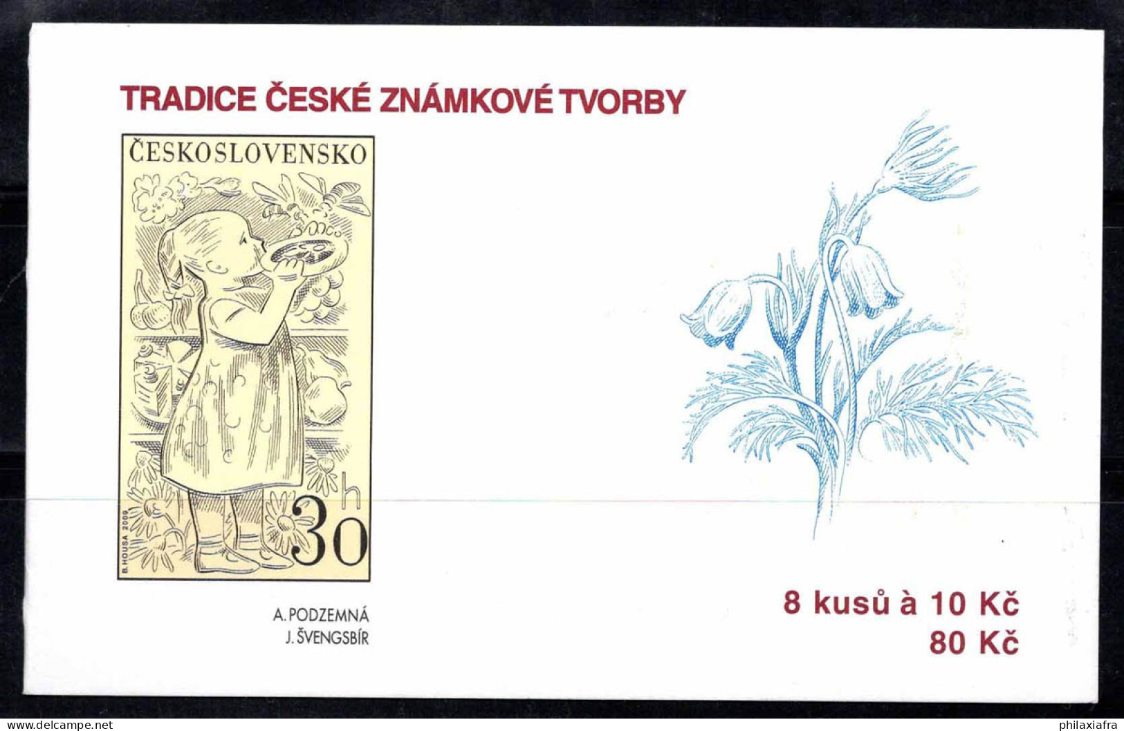 République Tchèque 2009 Mi. MH 143 Carnet 100% Oblitéré 10 Kc, Philatélie - Used Stamps