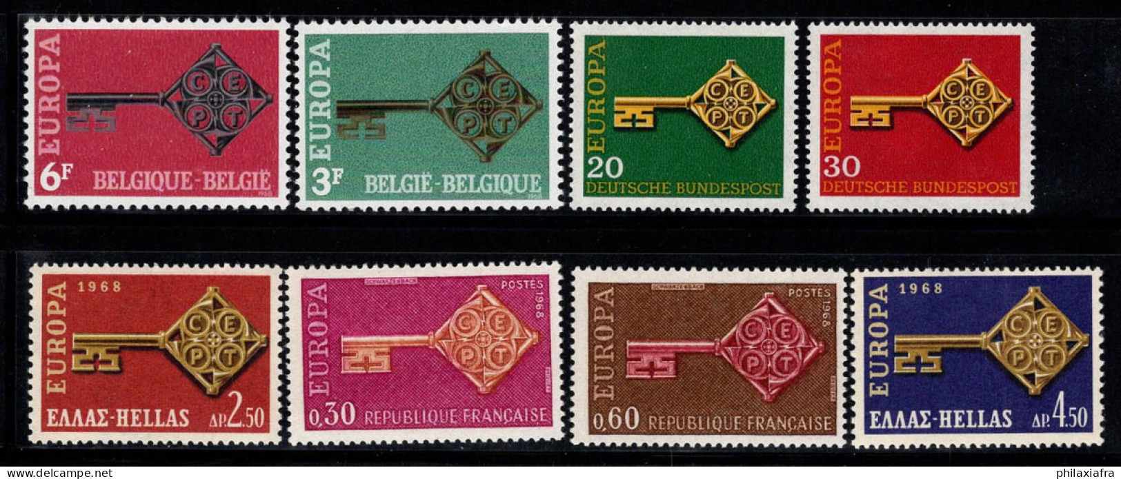 Europe CEPT 1968 Neuf ** 100% Espagne, Turquie, Saint-Marin - 1968