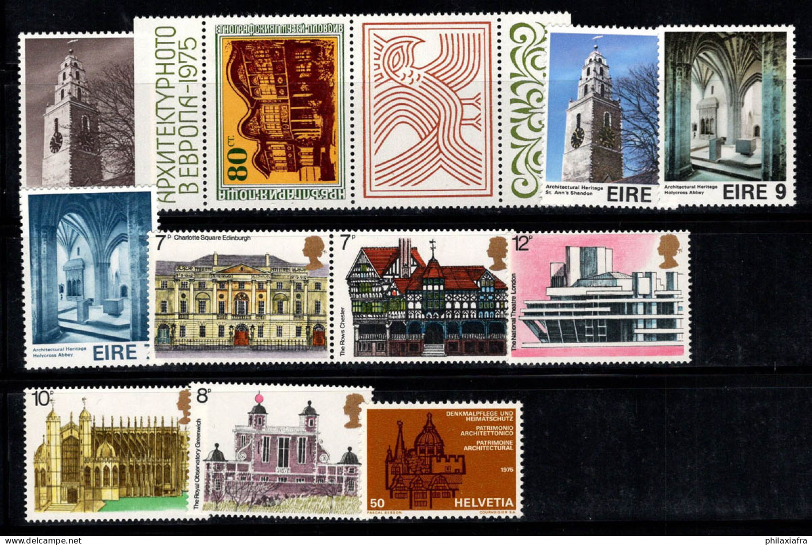 Europe CEPT 1975 Neuf ** 100% Irlande, Suisse - 1975