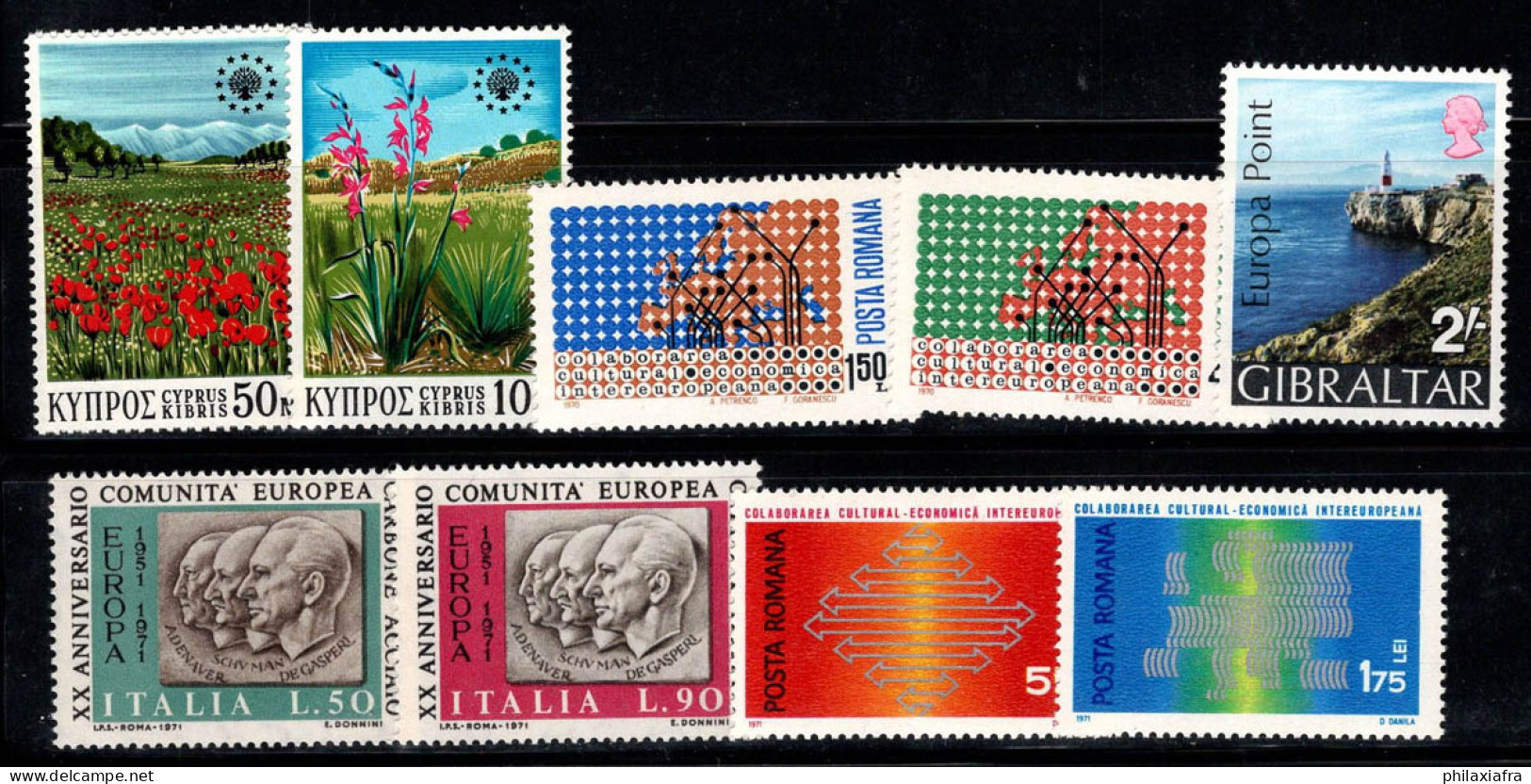 Europe CEPT 1972 Neuf ** 100% Italie. Gibraltar - 1972