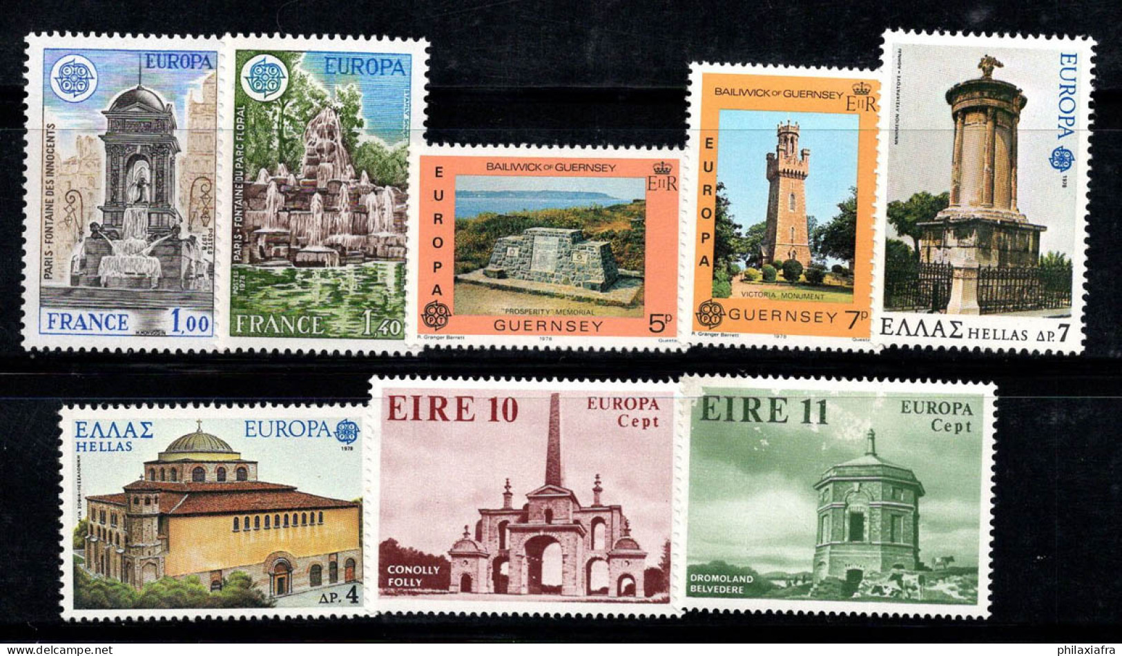 Europe CEPT 1978 Neuf ** 100% France, Irlande, Grèce - 1978