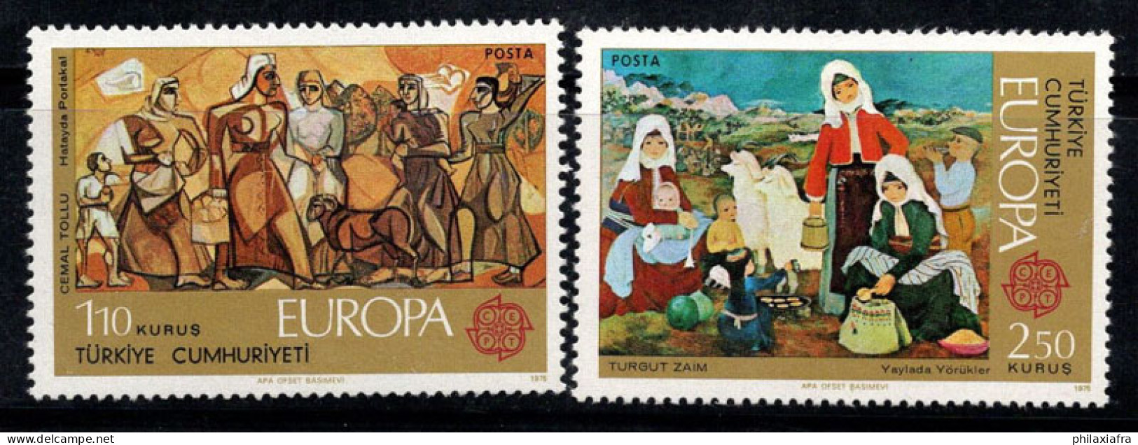 Turquie 1975 Mi. 2355-2356 Neuf ** 100% Europa CEPT, Art - Nuevos