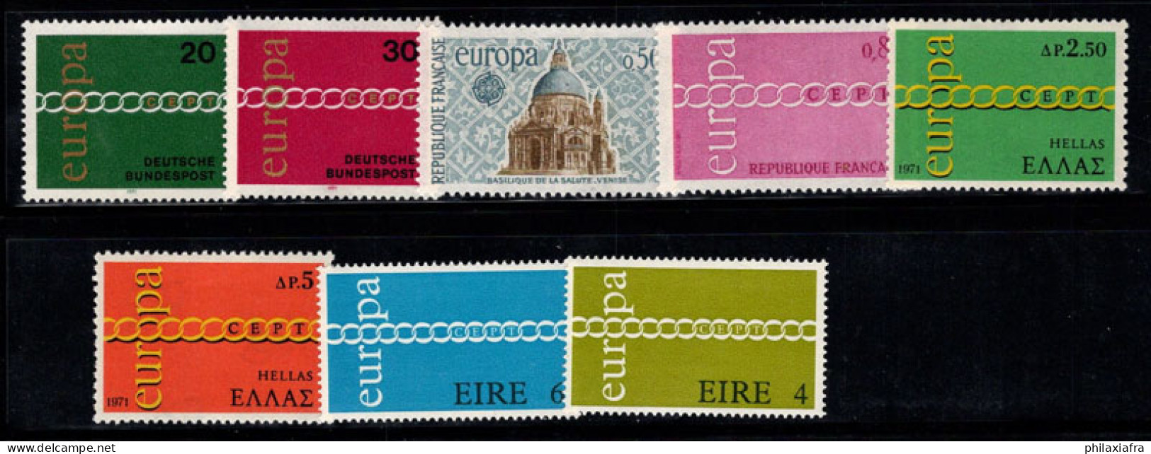 Europe CEPT 1971 Neuf ** 100% Irlande, Saint-Marin - 1971