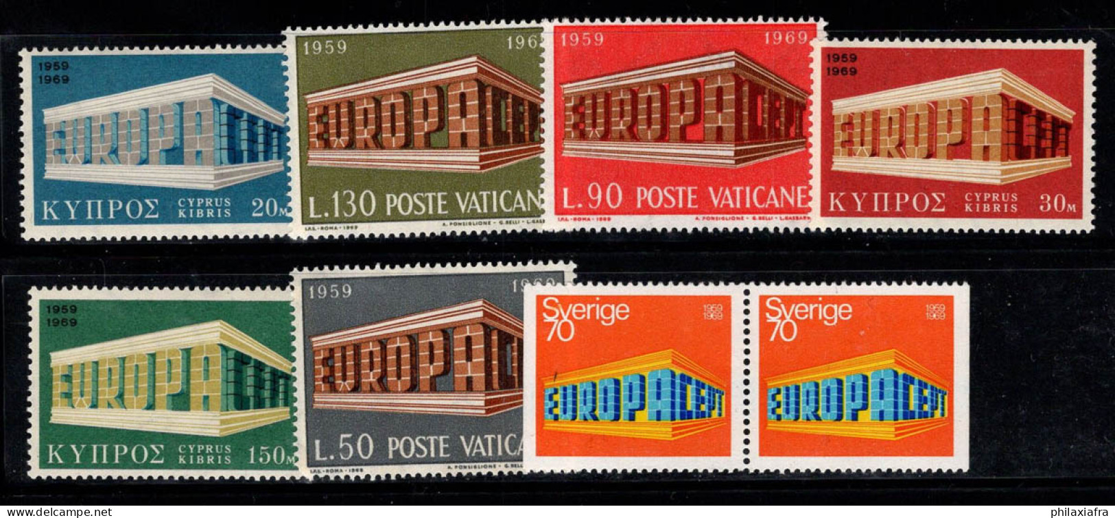 Europe CEPT 1970 Neuf ** 100% Saint-marin, Italie - 1970