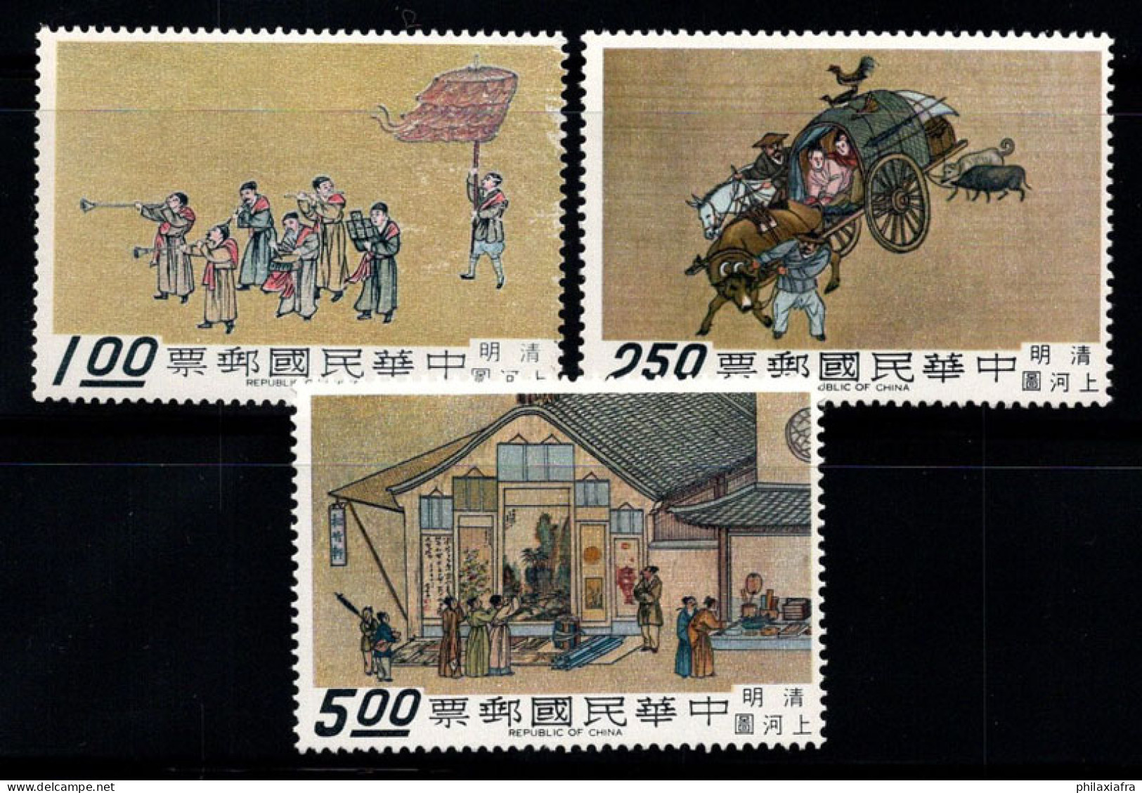 Taiwan 1969 Mi. 721, 723, 724 Neuf ** 100% Cathay, Culture - Ongebruikt