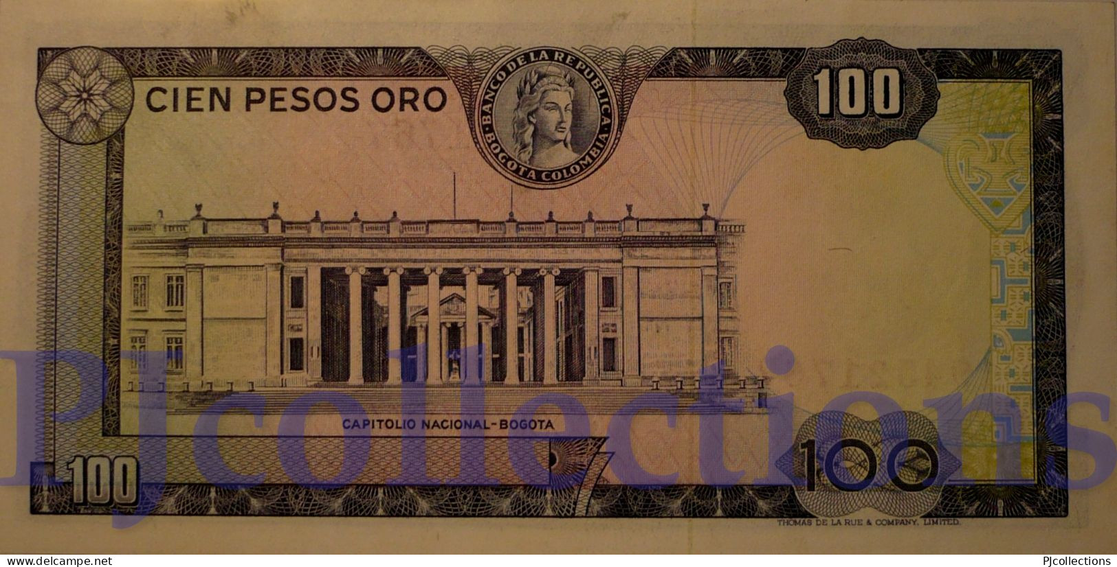 COLOMBIA 100 PESOS ORO 1973 PICK 415 UNC - Kolumbien