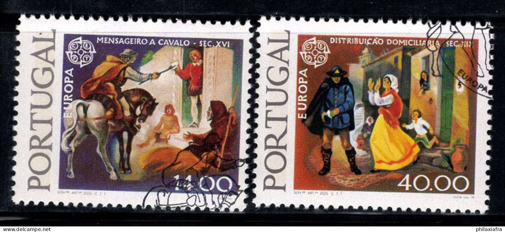 Portugal 1979 Mi. 1441y-1442y Oblitéré 100% Europa CEPT, Folklore - Oblitérés