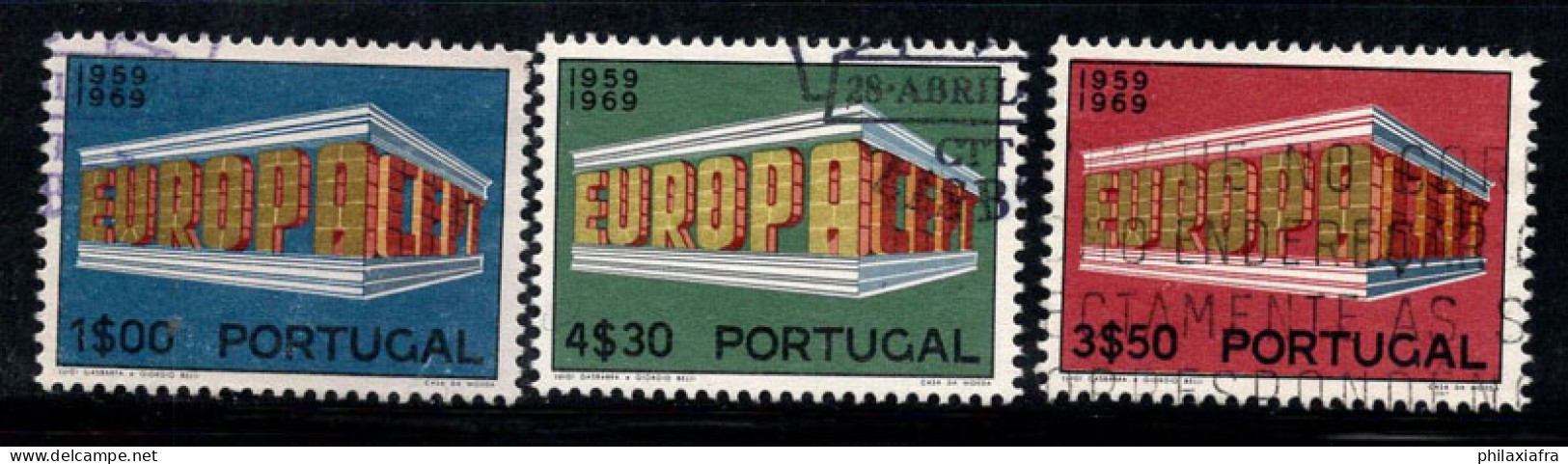 Portugal 1969 Mi. 1070-1072 Oblitéré 100% Europa CEPT, Emblème - Gebraucht