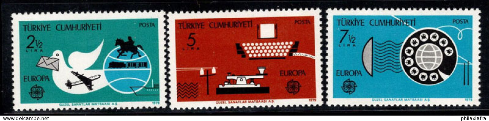 Turquie 1979 Mi. 2477-2478 Neuf ** 100% Europa CEPT, Emblèmes - Ungebraucht