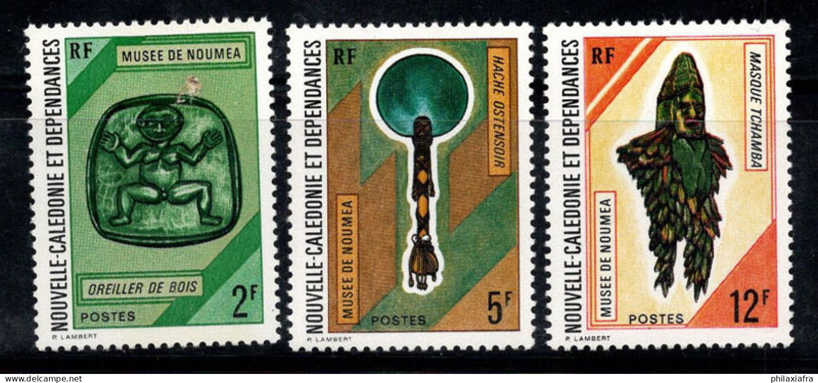 Nouvelle-Calédonie 1972 Mi. 520-522 Neuf ** 100% Musée, Art - Ongebruikt